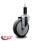 Service Caster 5'' Thermoplastic Rubber Wheel Swivel 1-1/8'' Expanding Stem Caster SCC-EX20S514-TPRB-118 - alternate 4